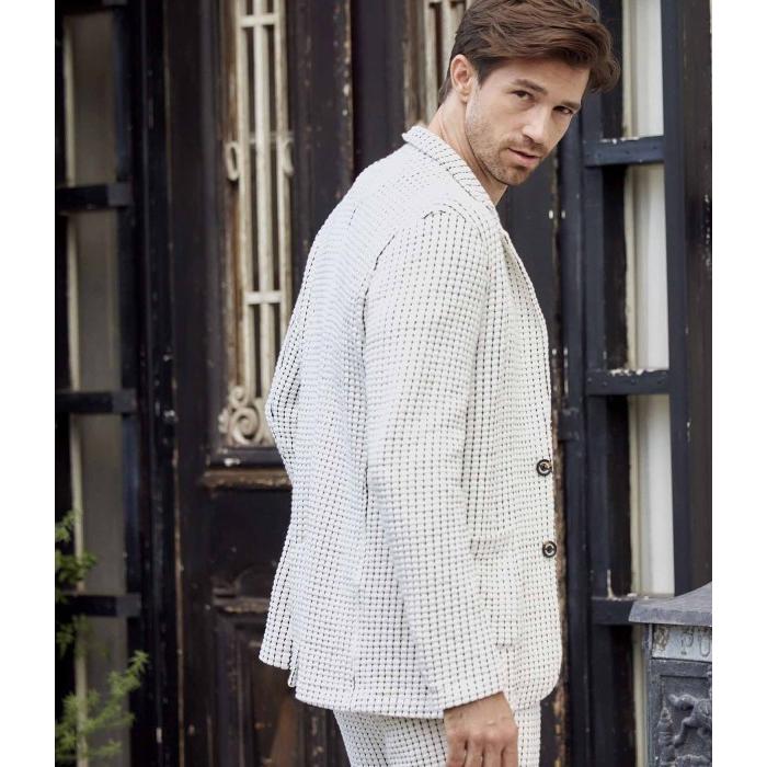 ワンサイズ あすつく 1piu1uguale3 Relax メンズ ブランド セットアップ 1piu1uguale3 Relax ウノピゥウノウグァーレトレ メンズ セットアップ 上下セット 大人 きれいめ ストレッチ スリム ブランド おしゃれ 春夏 スーツ フォーマル メンズファッションワンサイズ