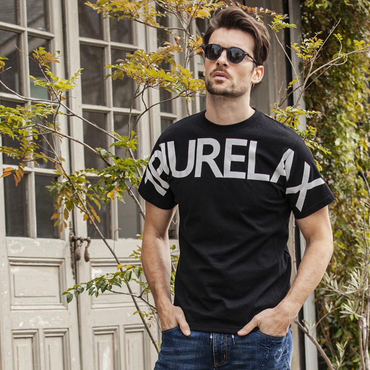 ★イケオジ★【1PIU1UGUALE3 RELAX】2重ロゴ半袖Tシャツ 1PIU1UGUALE3 RELAX tシャツ 「1PIU1UGUALE3」 VERTICAL LOGO