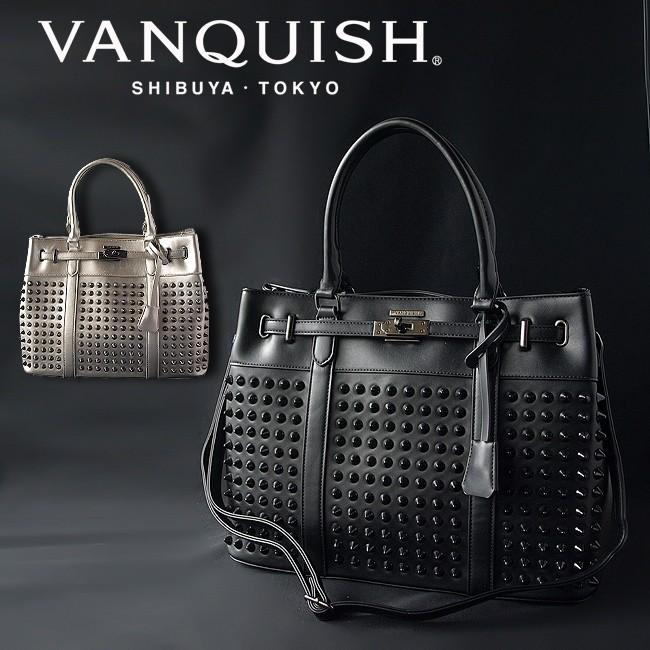 VANQUISH ヴァンキッシュ バンキッシュ スタッズシャイニーベルト トートバッグ トートバック :vqm-40040:G FIELD - 通販  - Yahoo!ショッピング