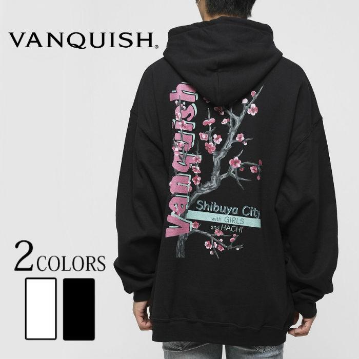 Vanquish ヴァンキッシュ Sakura Shibuya City プルオーバーパーカー メンズ レディース ユニセックス カジュアル ストリート さくら 春 桜 Vwc004 G Field 通販 Yahoo ショッピング