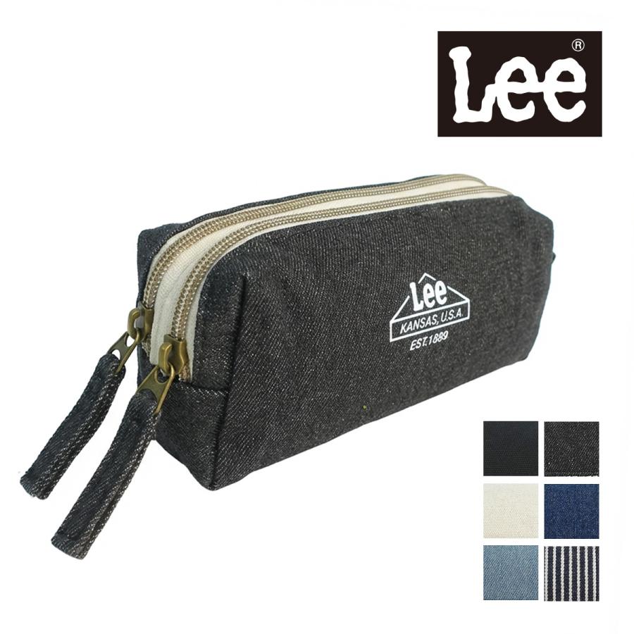 Lee（リー） ポーチ 052075 プリント 2連 マルチポーチ 筒型 小物収納