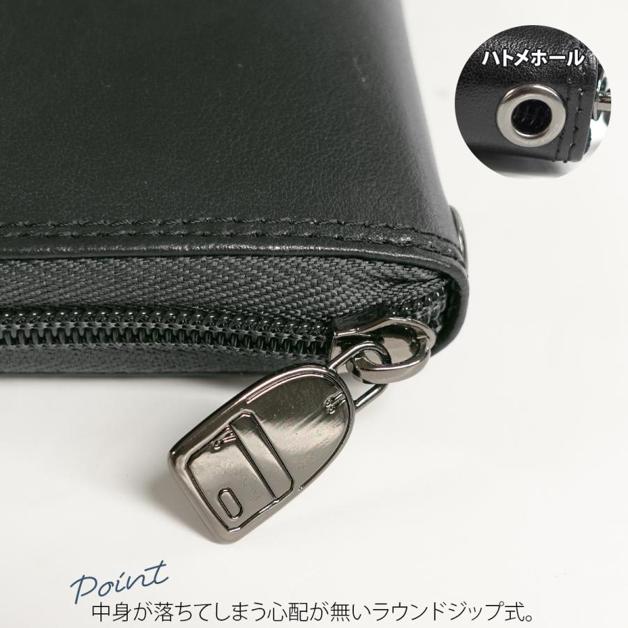 アウトドアプロダクツ 財布 サイフ 折財布 二つ折財布 メンズ レディース 再生革 ボンデッドレザー ロゴプレート ラウンドジップ ウォレット OUTDOOR PRODUCTS｜g-fine｜11