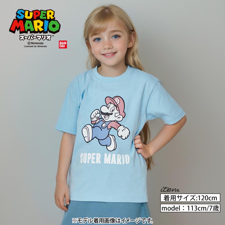 任天堂（Nintendo） スーパーマリオ 子供服 キッズ Tシャツ KIDS