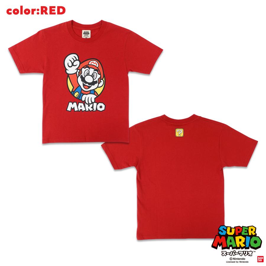 スーパーマリオ 子供服 キッズ Tシャツ Kids マリオ フェイス レッド 赤 半袖 男の子 女の子 110 1 130 140 ガレージファインヤフー店 通販 Yahoo ショッピング