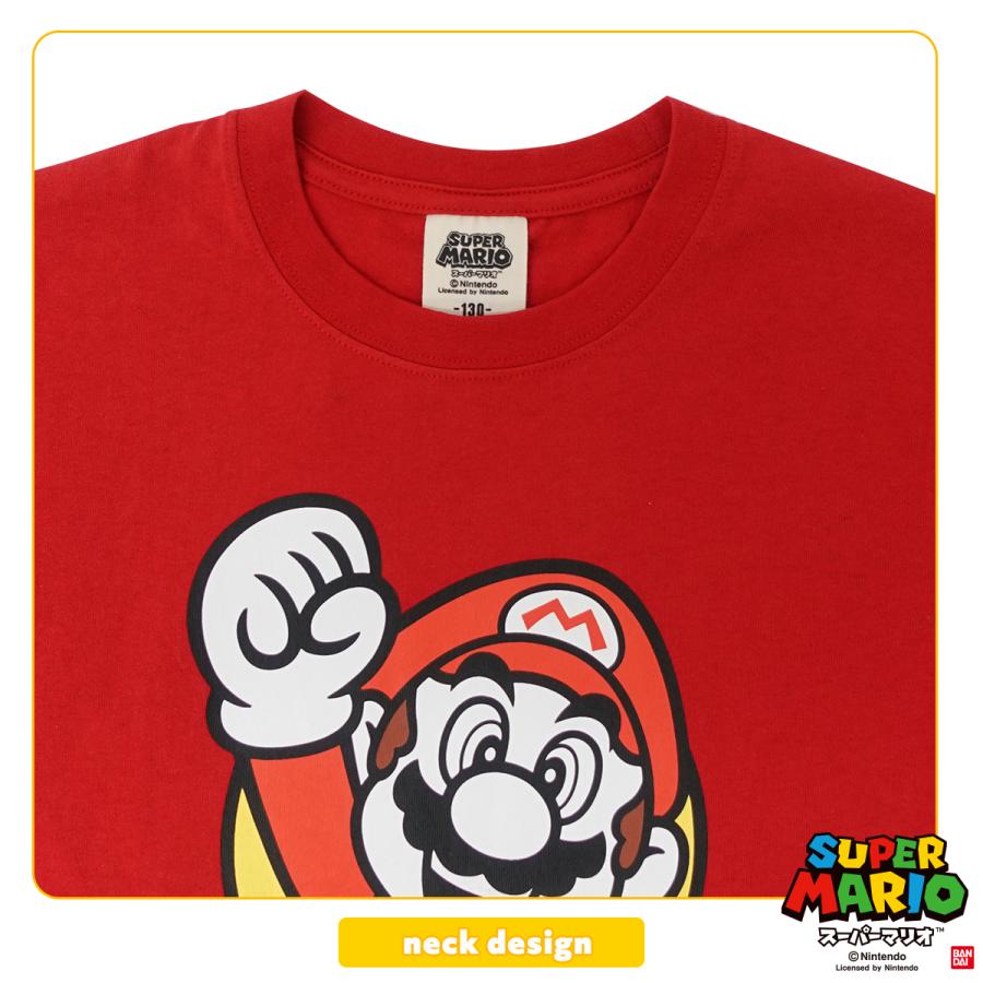 任天堂（Nintendo） スーパーマリオ 子供服 キッズ Tシャツ KIDS