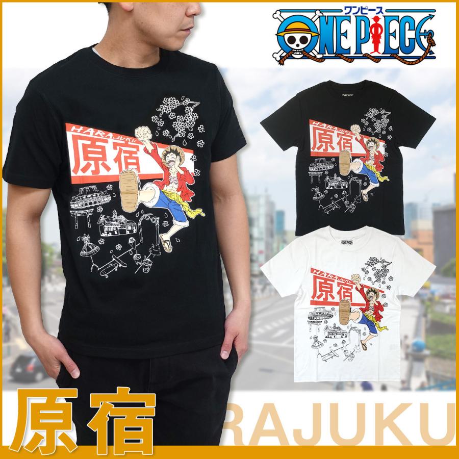 ワンピース One Piece Tシャツ 半袖 グッズ ルフィ 原宿 Tシャツ メンズ 黒 白 ブラック ホワイト キャラクター ジャンプ ご当地 ガレージファインヤフー店 通販 Yahoo ショッピング
