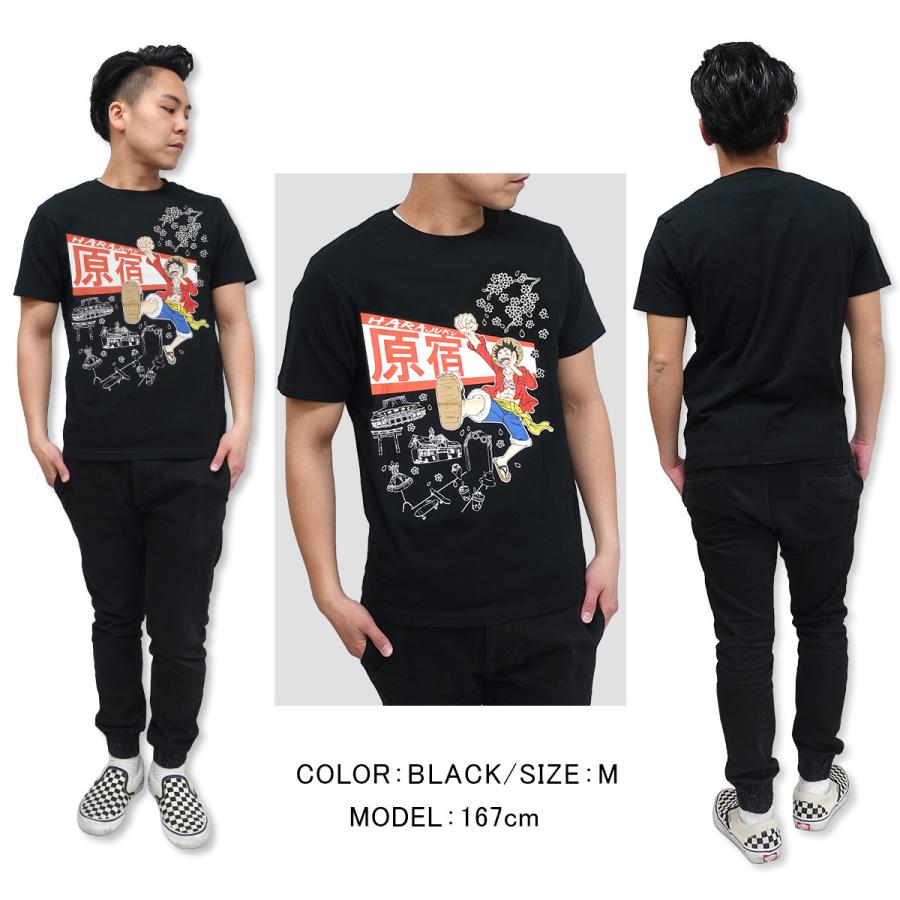 ワンピース One Piece Tシャツ 半袖 グッズ ルフィ 原宿 Tシャツ メンズ 黒 白 ブラック ホワイト キャラクター ジャンプ ご当地 ガレージファインヤフー店 通販 Yahoo ショッピング