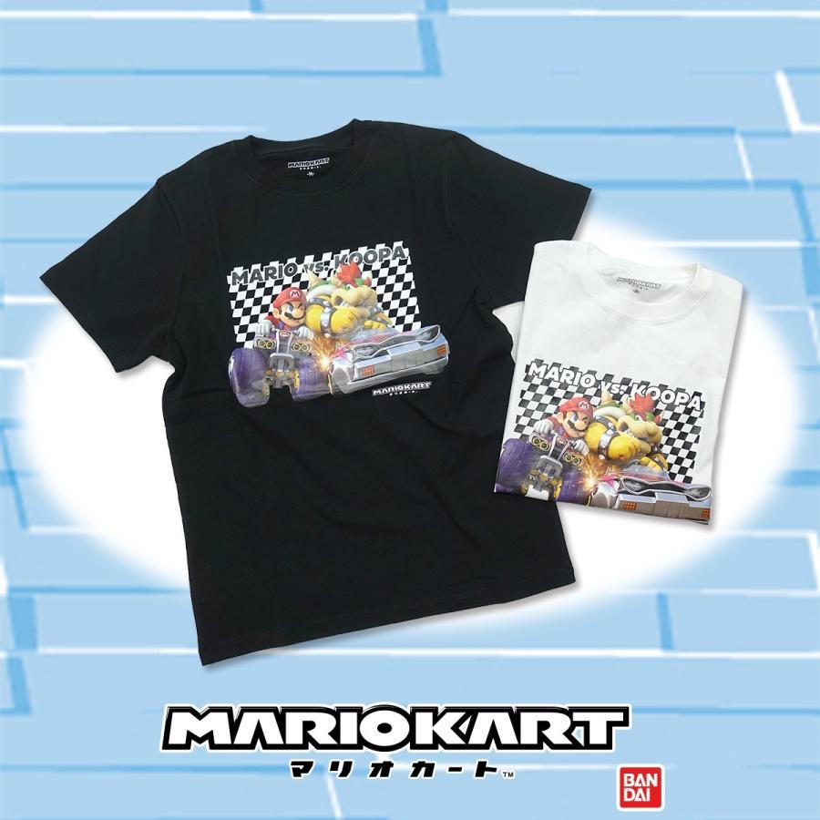 マリオカート MARIOKART Tシャツ グッズ メンズ レディース マリオ VS クッパ 半袖 S M L XL ホワイト ブラック｜g-fine｜08