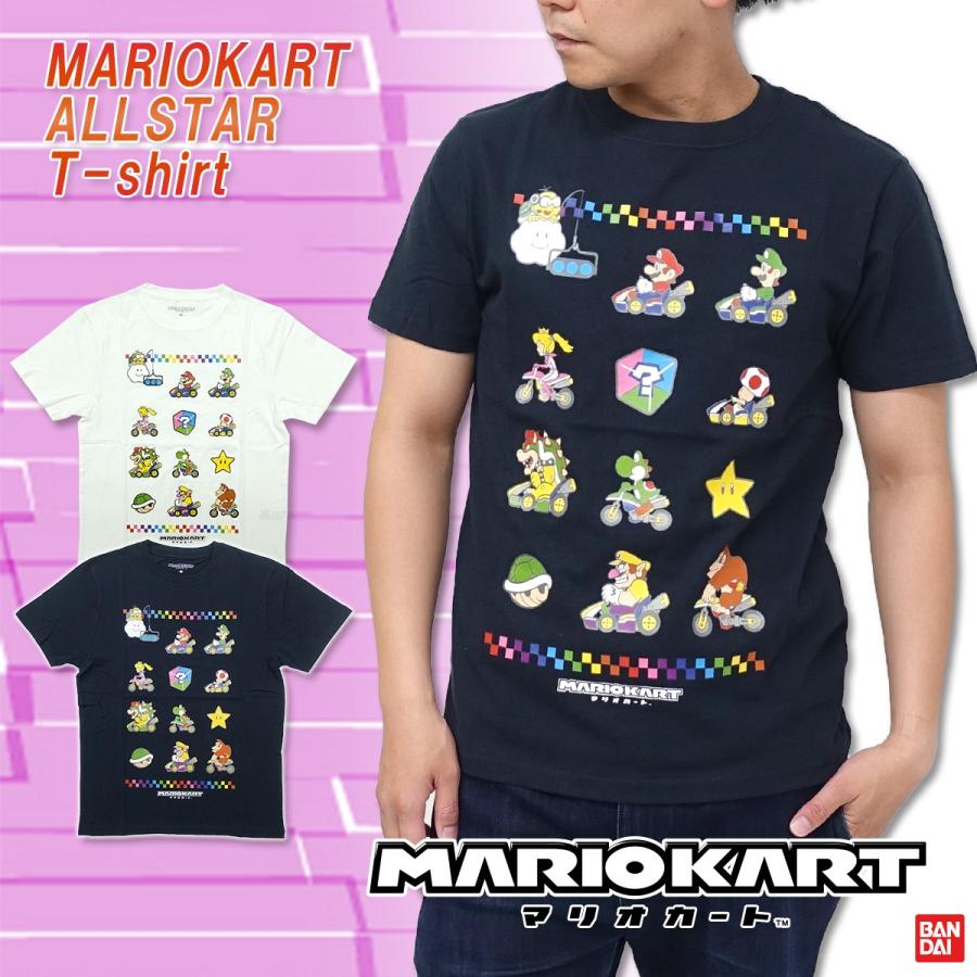マリオカート Mariokart Tシャツ メンズ レディース オールスター 半袖 グッズ マリオ ルイージ ヨッシー ピーチ クッパ キノピオ ガレージファインヤフー店 通販 Yahoo ショッピング