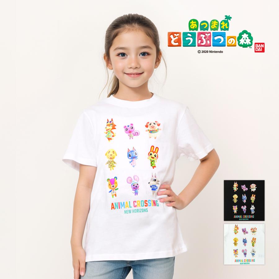 あつまれどうぶつの森 子供服 キッズ グッズ 3d集合 Tシャツ ジュニア 子供服 あつ森 あつもり キャラクター 半袖 ティーシャツ 女の子 男の子 ガレージファインヤフー店 通販 Yahoo ショッピング
