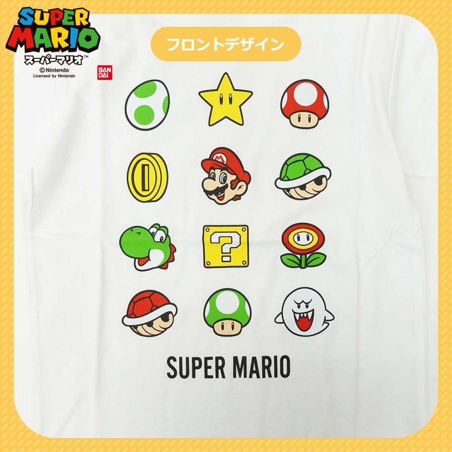 スーパーマリオ メンズ レディース アイコン Tシャツ ブラック ホワイト 半袖 M L Xl マリオ テレサ ヨッシー ダッシュキノコ スーパースター ガレージファインヤフー店 通販 Yahoo ショッピング
