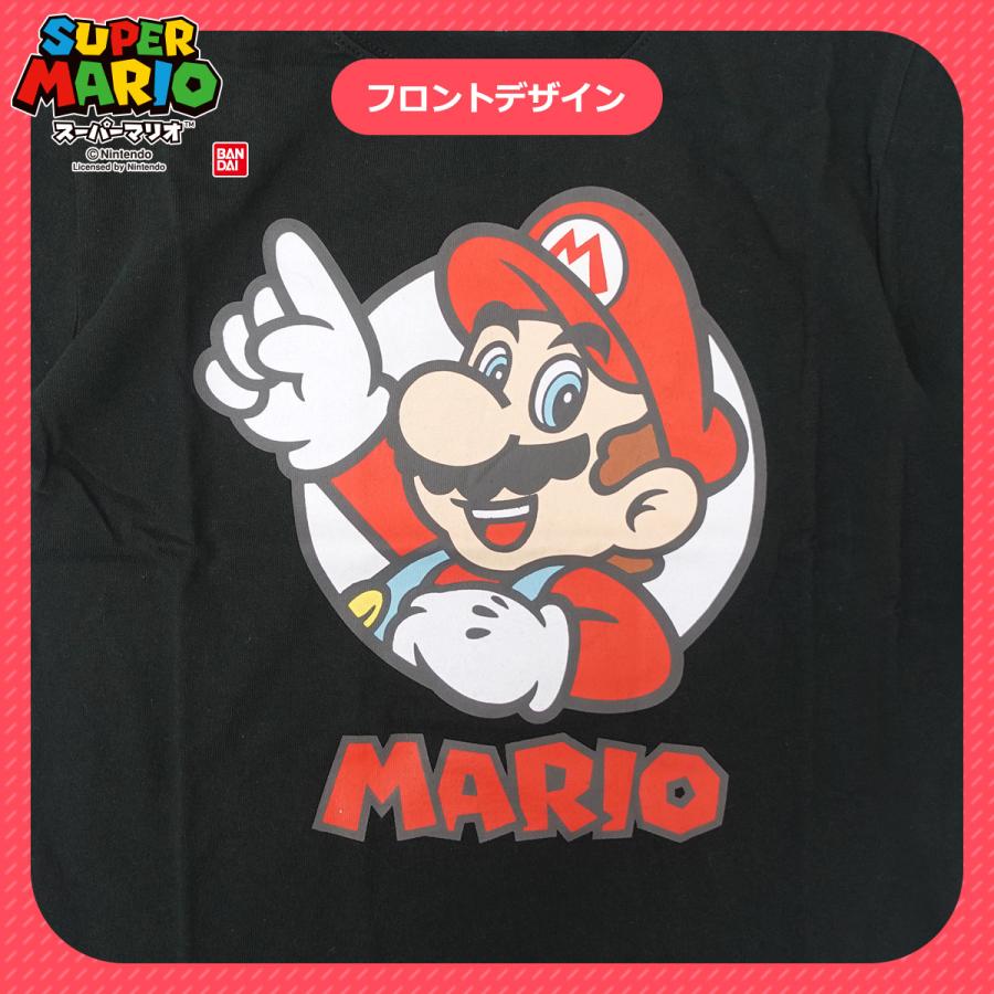 人気急上昇 スーパーマリオ 子供服 キッズ Tシャツ Kids マリオ フェイス ブラック ホワイト 半袖 男の子 女の子 110 1 130 140 150 Simbcity Net