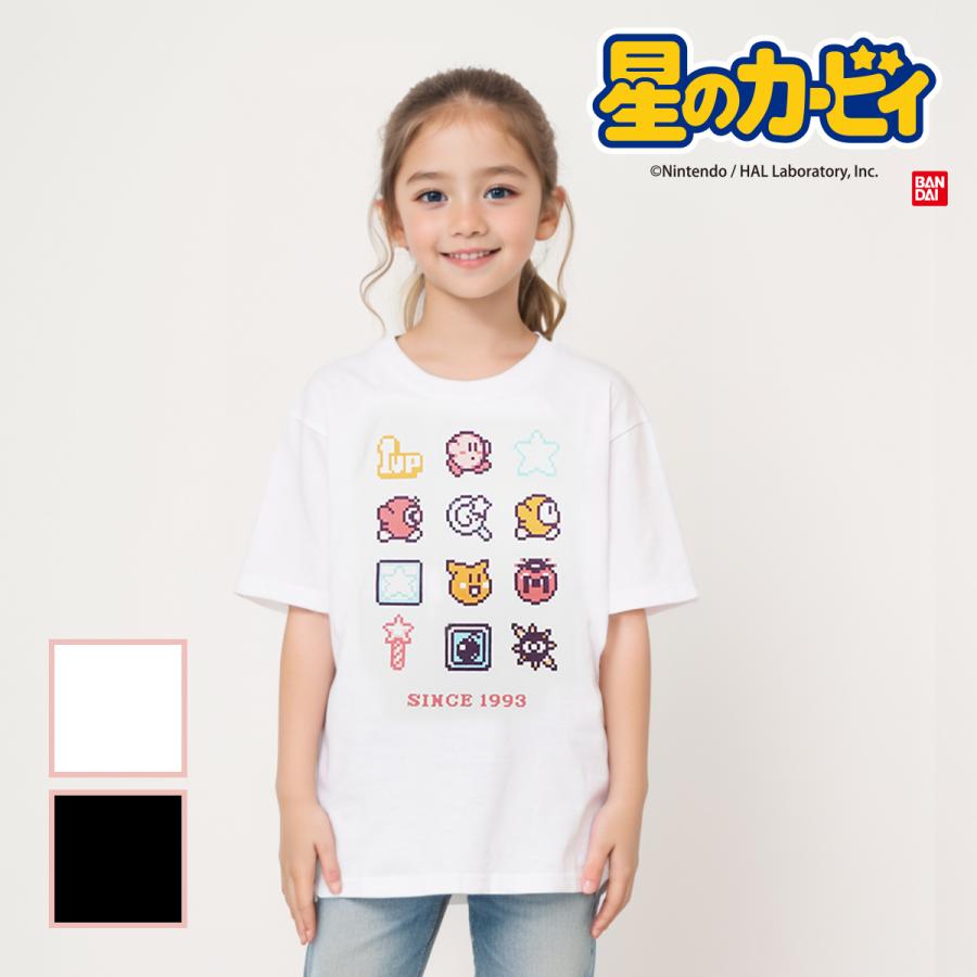 BANDAI（バンダイ） 星のカービィ キッズ カービィ ドットアイコン T 