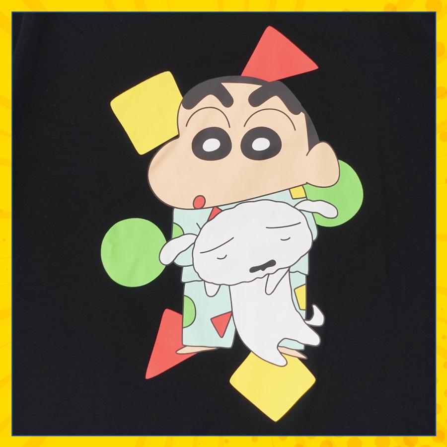 クレヨンしんちゃん Tシャツ メンズ 半袖 しんちゃん シロ