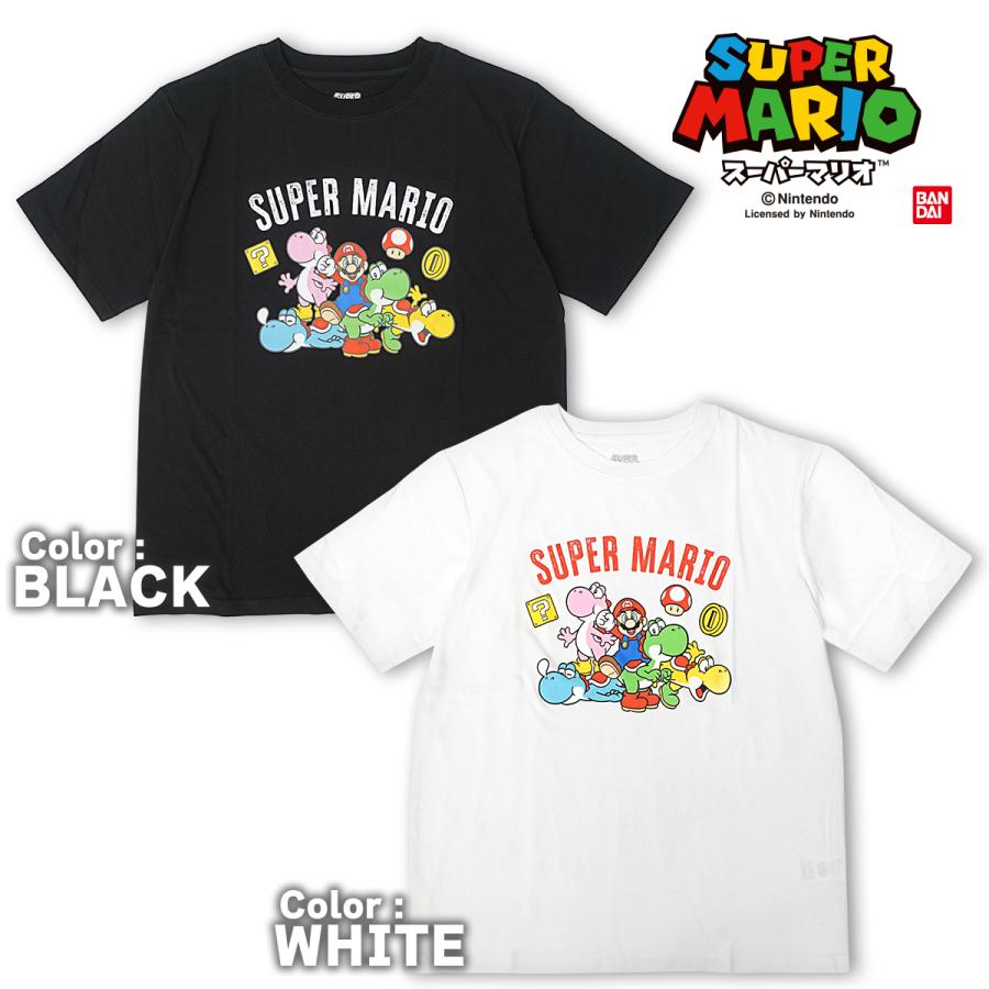 任天堂（Nintendo） スーパーマリオ メンズ レディース Tシャツ マリオ