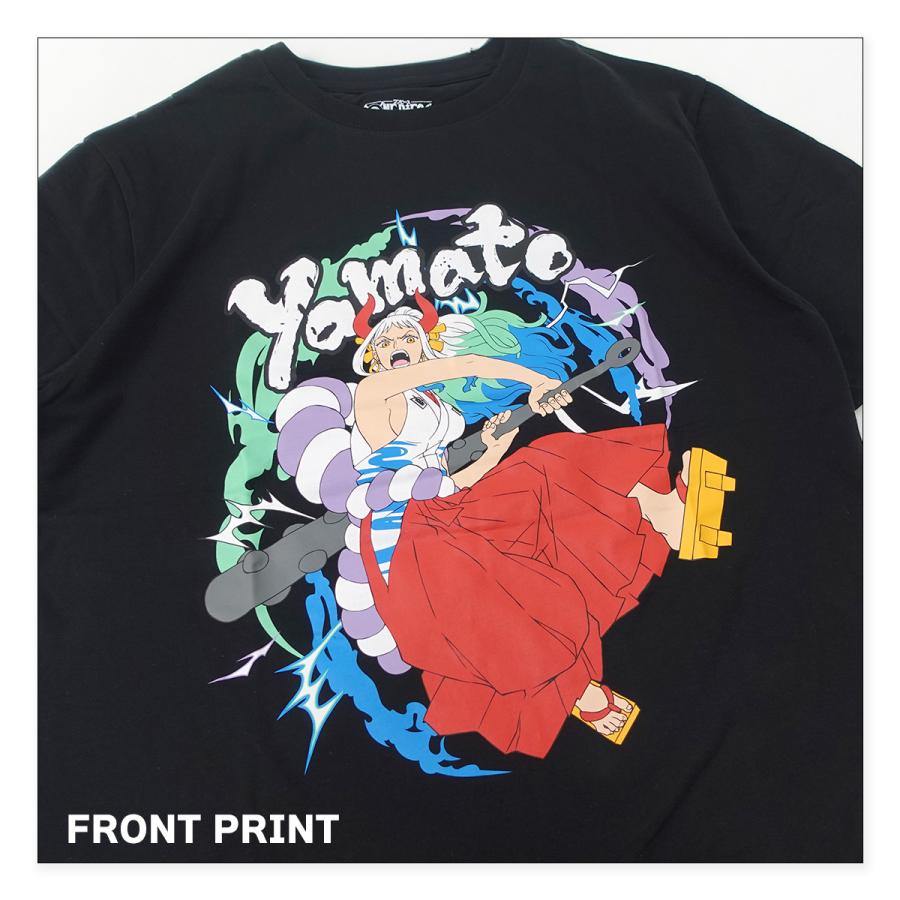 ワンピース ONE PIECE Tシャツ 半袖 グッズ ヤマト ワノ国編 メンズ 黒