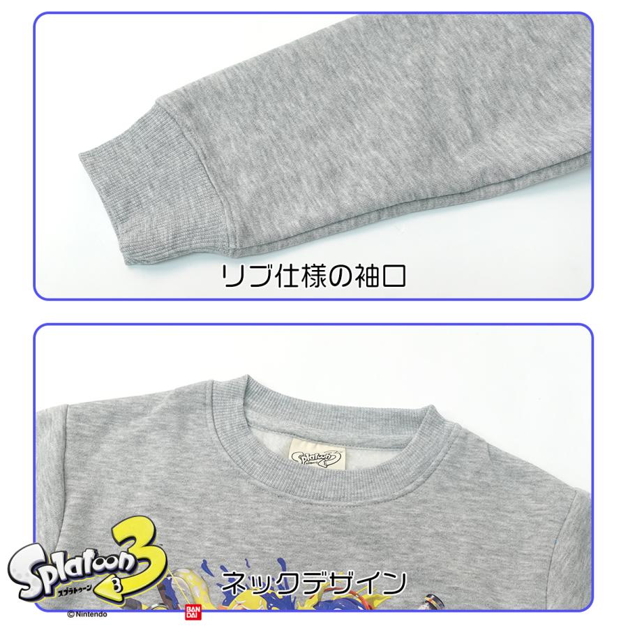 任天堂 スプラトゥーン3 Splatoon3 子供服 キッズ トレーナー 任天堂 スプラトゥーン3 Splatoon3 子供服 キッズ トレーナー