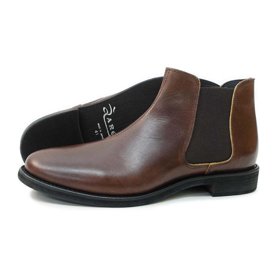 アルジス ARGIS メンズ ブーツ シューズ 72203 ダークブラウン サイドゴア ARGIS（アルジス） メンズ ブーツ シューズ 72203 ダークブラウン