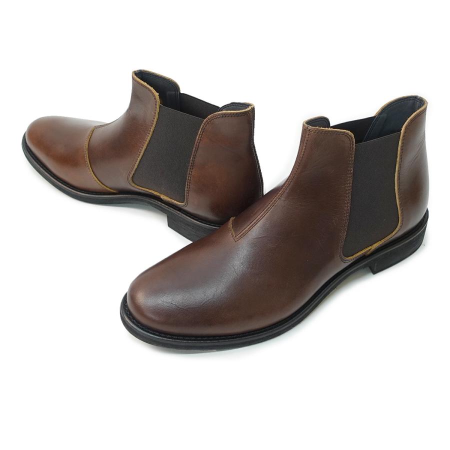 ARGIS（アルジス） メンズ ブーツ シューズ 72203 ダークブラウン