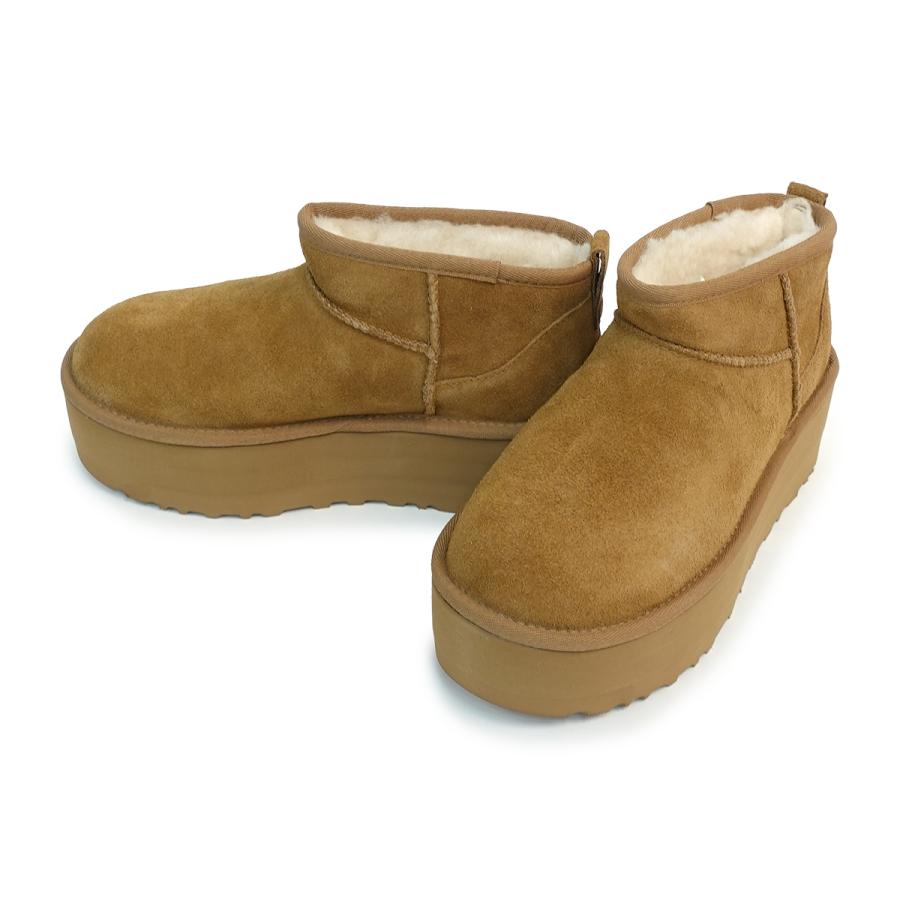 UGG（アグ） 【並行輸入品】UGG レディース ムートンブーツ 厚底