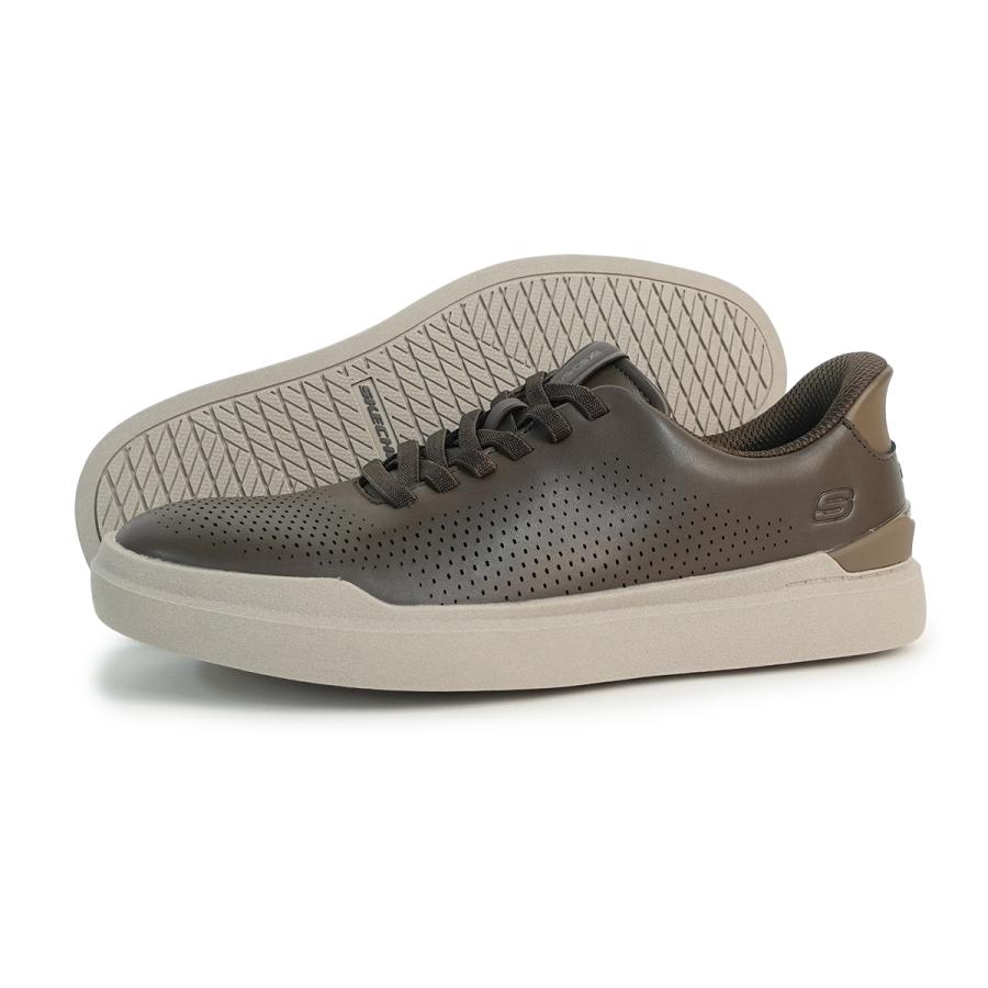 SKECHERS スケッチャーズ スリップインズ ハンズフリー スニーカー スリッポン オーウェン コンネル OWEN-CONNELL 205625 CHOC チョコレート SKECHERS（スケッチャーズ） スリップインズ ハンズフリー スニーカー