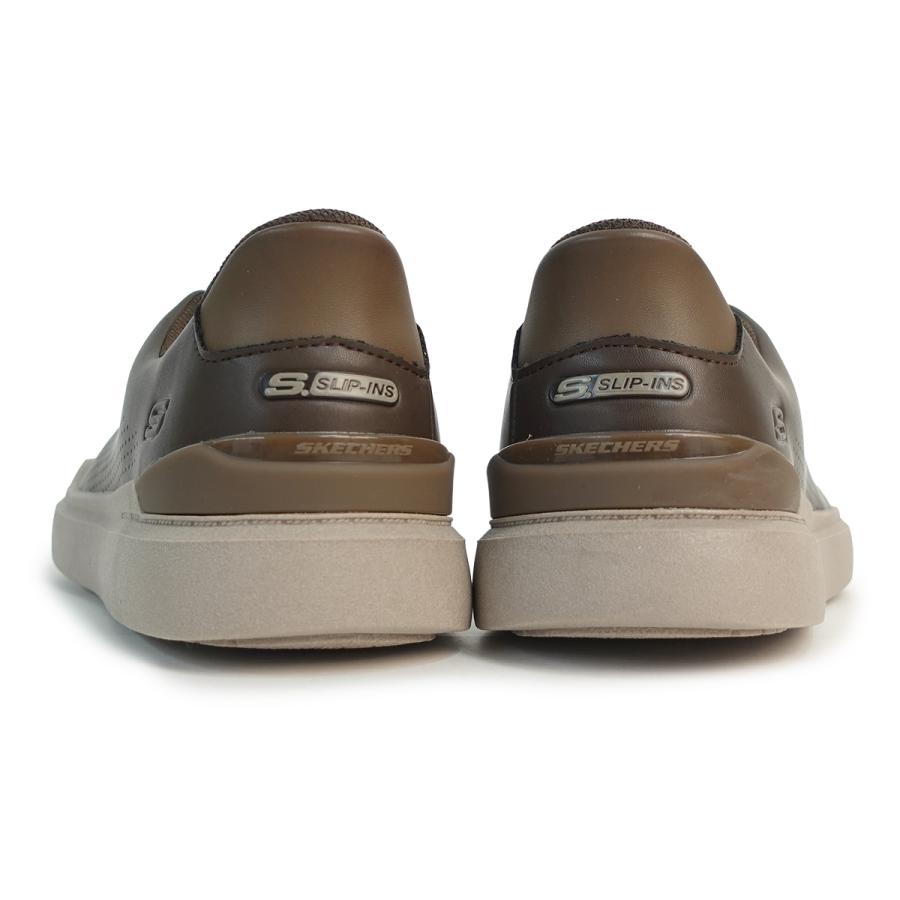 SKECHERS スケッチャーズ スリップインズ ハンズフリー スニーカー スリッポン オーウェン コンネル OWEN-CONNELL 205625 CHOC チョコレート SKECHERS（スケッチャーズ） スリップインズ ハンズフリー スニーカー