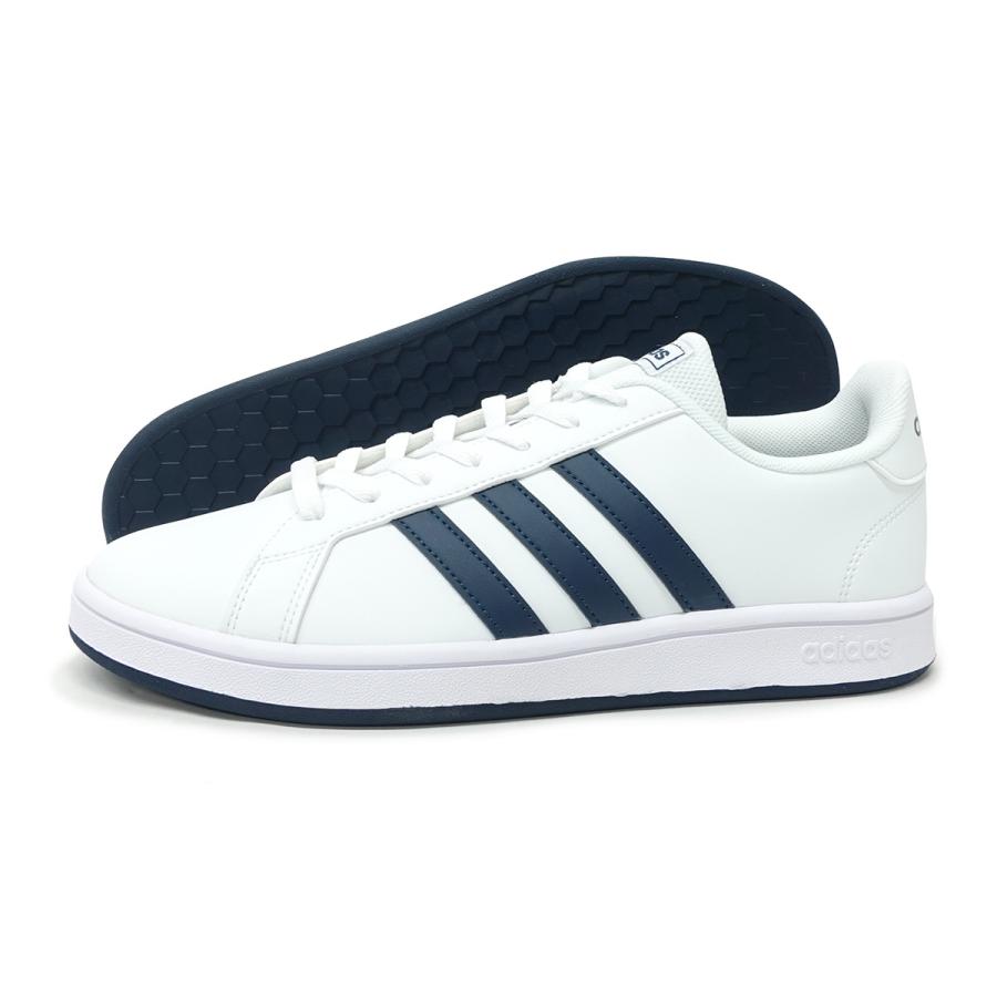 Adidas アディダス スニーカー メンズ グランド コート ベース Grandcourt Baseu Fy8568 フットウェアホワイト クルーネイビー 白 ガレージファインヤフー店 通販 Yahoo ショッピング