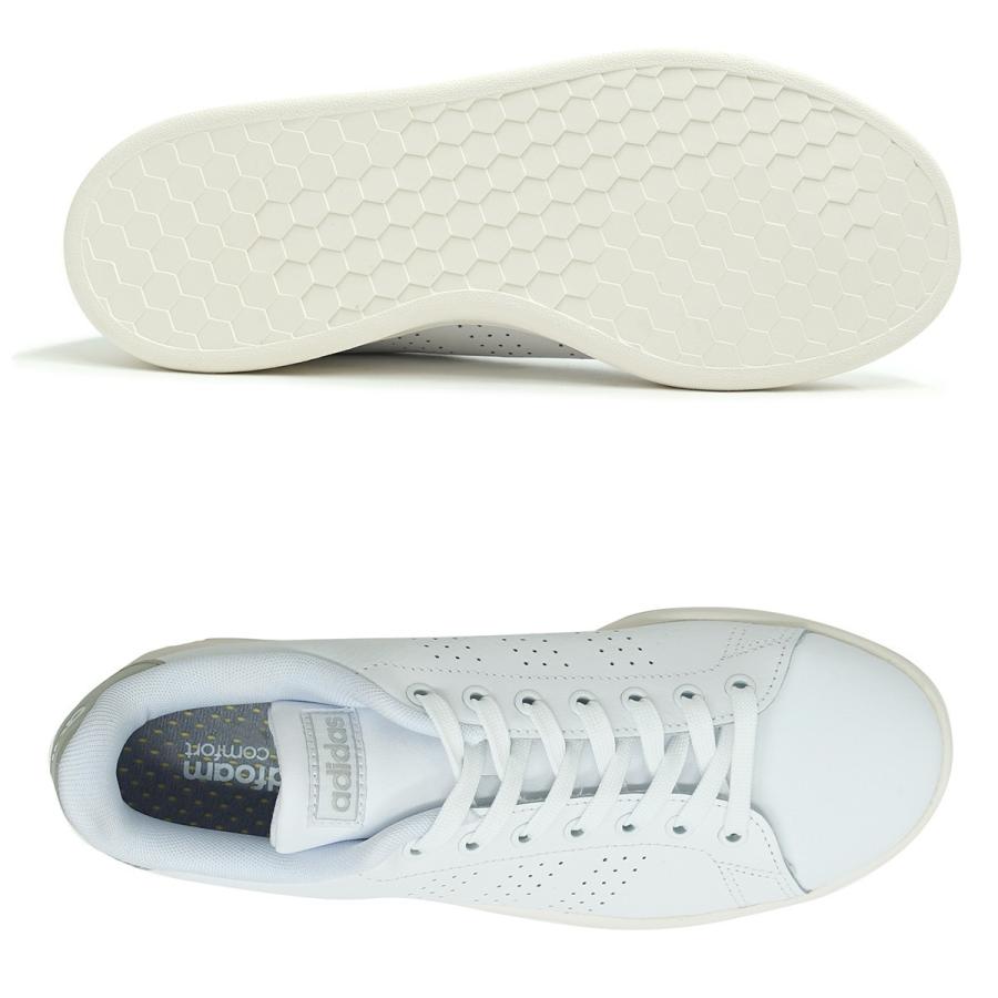 Adidas アディダス Advancourt Lea U アドバンコート レザー Ee76 ホワイト シルバー スニーカー 靴 ローカット 白 メンズ レディース ガレージファインヤフー店 通販 Yahoo ショッピング