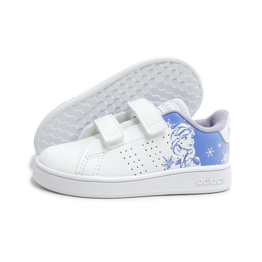 アディダス Adidas スニーカー ベビー 赤ちゃん 子供 キッズ アナと雪の女王 アナ雪 Frozen アドバンコート Advancourt I Fz3221 ホワイト アドバンテージ ガレージファインヤフー店 通販 Yahoo ショッピング
