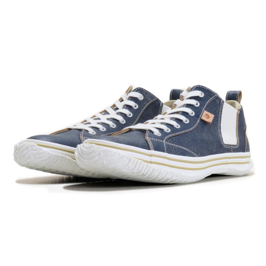 スピングルムーブ SPINGLE MOVE スニーカー SPM-442V ネイビー メンズ レディース 革 カンガルーレザー  定番 日本製 SPINGLE（スピングル） スピングルムーブ SPINGLE MOVE スニーカー SPM