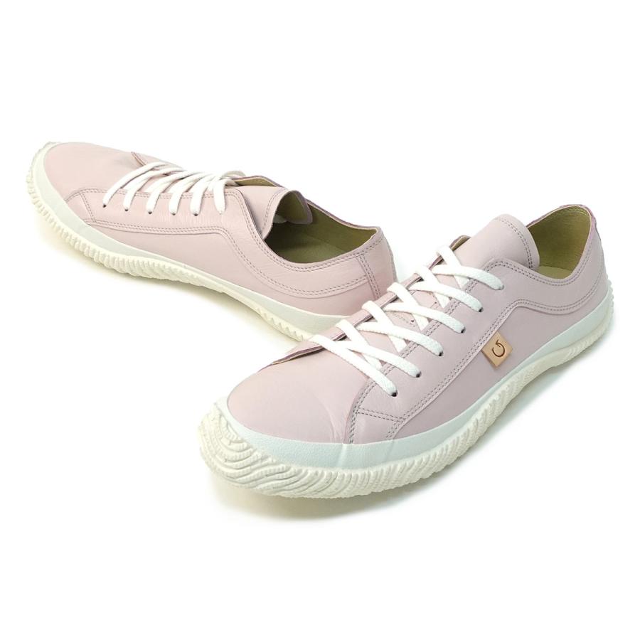 SPINGLE スピングル スニーカー ローカット SP-110 ライトピンク メンズ レディース 革 カンガルーレザー  定番 日本製 スピングルムーブ SPINGLE（スピングル） スニーカー ローカット SP-110 ライトピンク