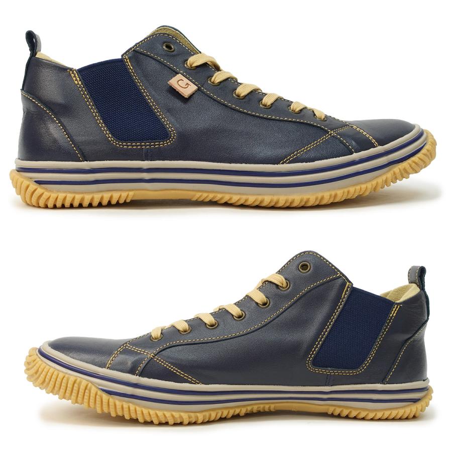 SPINGLE スピングル スニーカー SP-442 ダークネイビー メンズ