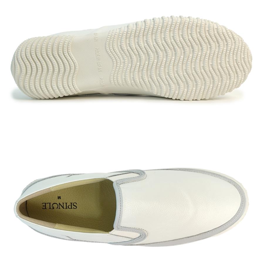 SPINGLE スピングル スニーカー スリッポン SP-1059 ホワイト 日本製 スピングルムーブ SPINGLE MOVE 父の日 SPINGLE（スピングル） スニーカー スリッポン SP-1059 ホワイト 日本