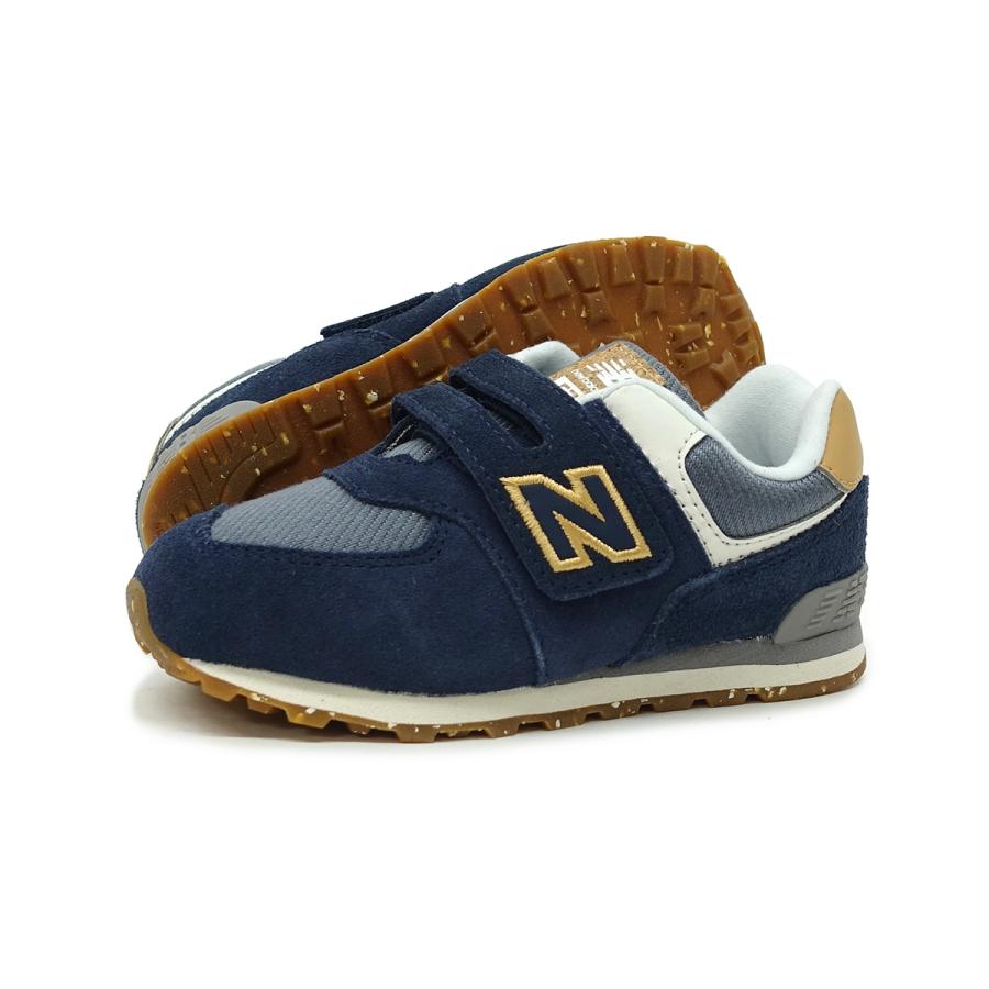 ニューバランス New Balance ベビー スニーカー 574 子供靴 Iv574 Ab1 ネイビー プレゼント 良質 出産祝い 入園祝 ファーストシューズ 赤ちゃん 保育園 幼稚園