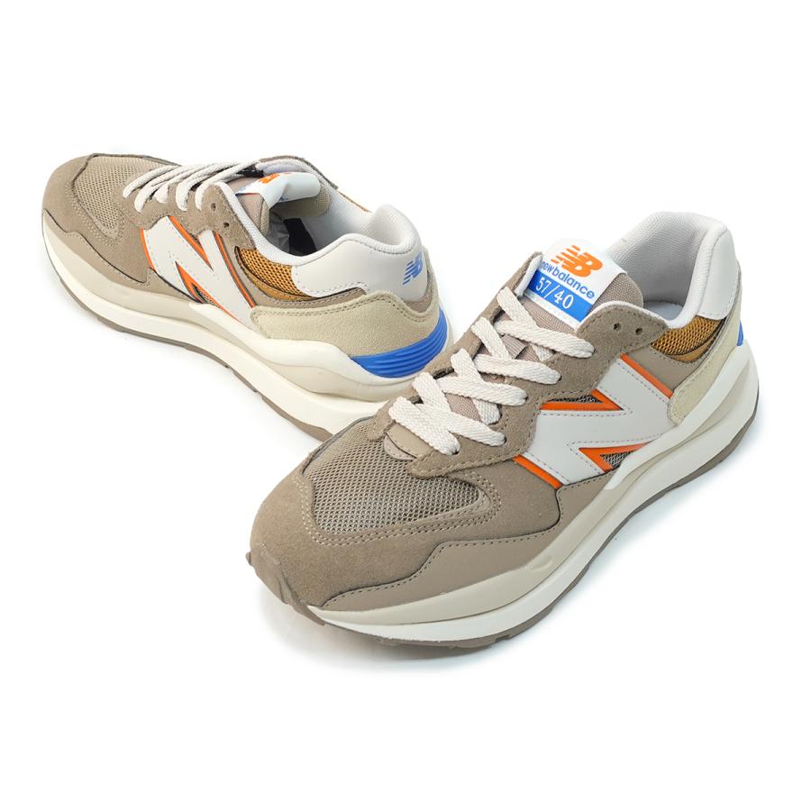 ニューバランス new balance スニーカー メンズ レディース 57/40 M5740 SND ブラウン/オレンジ カジュアル プレゼント 正規品｜g-fine｜02