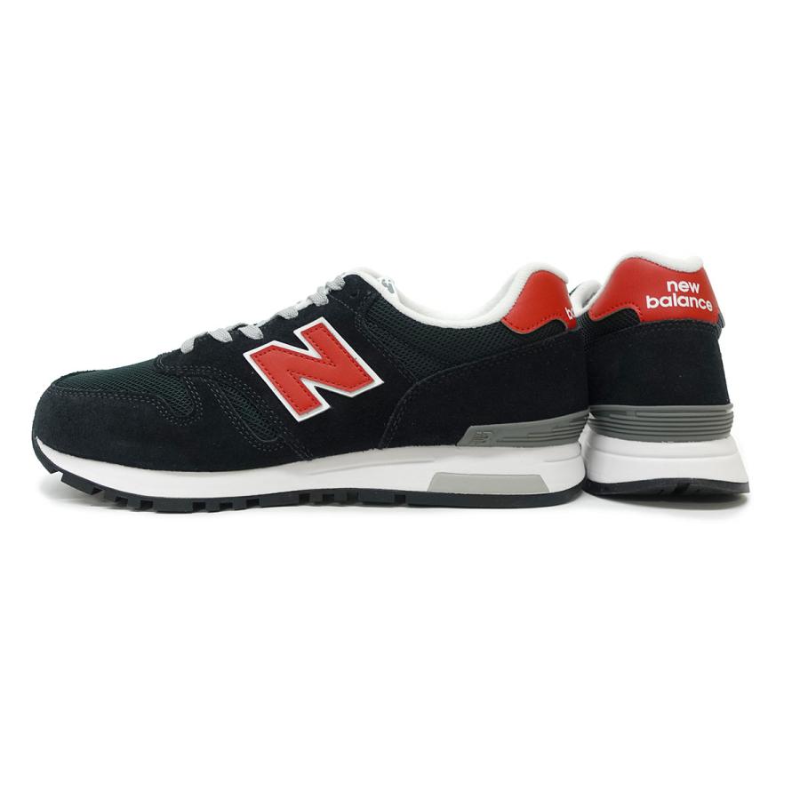 ニューバランス new balance スニーカー 565 メンズ レディース ML565 BR1 ブラック/レッド Dワイズ 運動靴 シューズ 国内正規品 プレゼント｜g-fine｜03