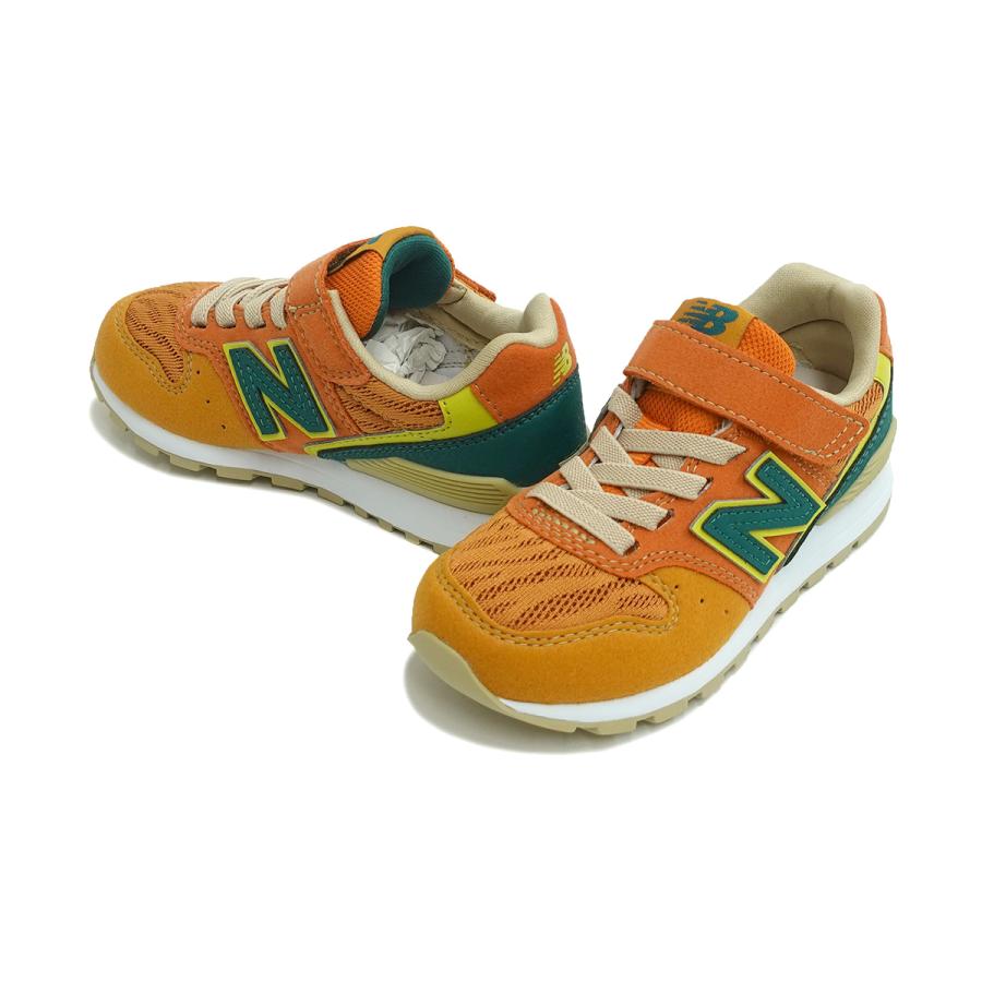 ニューバランス キッズ New Balance スニーカー 996 子供靴 Yv996 Atg オレンジタイガー オレンジ 通学 小学生 セール マジックテープ プレゼント 入学祝 新入学 ガレージファインヤフー店 通販 Yahoo ショッピング