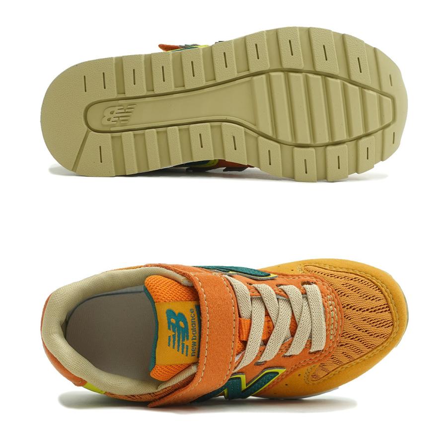 ニューバランス キッズ New Balance スニーカー 996 子供靴 Yv996 Atg オレンジタイガー オレンジ 通学 小学生 セール マジックテープ プレゼント 入学祝 新入学 ガレージファインヤフー店 通販 Yahoo ショッピング