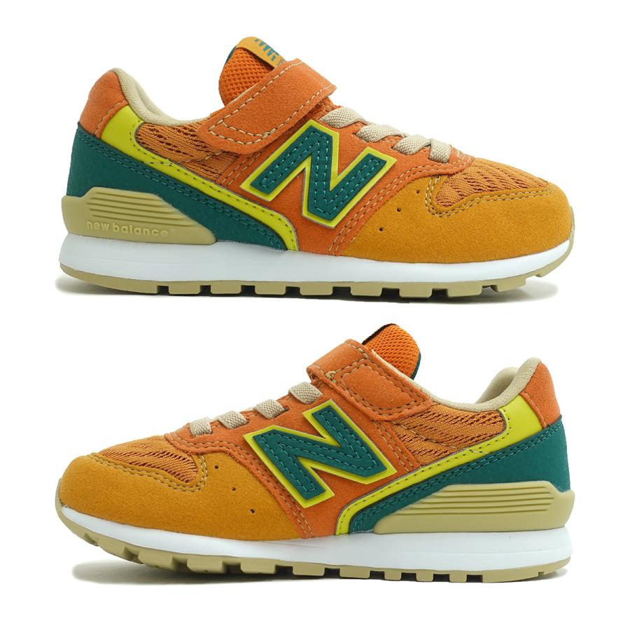 ニューバランス キッズ New Balance スニーカー 996 子供靴 Yv996 Atg オレンジタイガー オレンジ 通学 小学生 セール マジックテープ プレゼント 入学祝 新入学 ガレージファインヤフー店 通販 Yahoo ショッピング