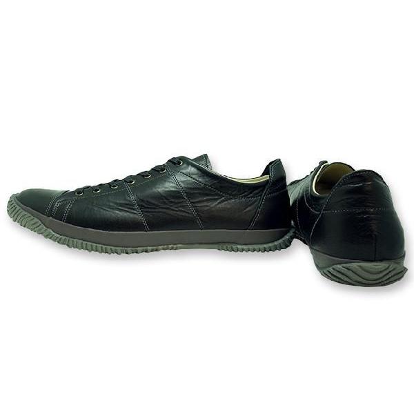 スピングルムーブ SPINGLEMOVE スニーカー SPM-272 ブラック 黒 メンズ レディース 日本製 広島県府中産 オイルワックスレザー SPINGLE（スピングル） スピングルムーブ SPINGLEMOVE スニーカー SPM