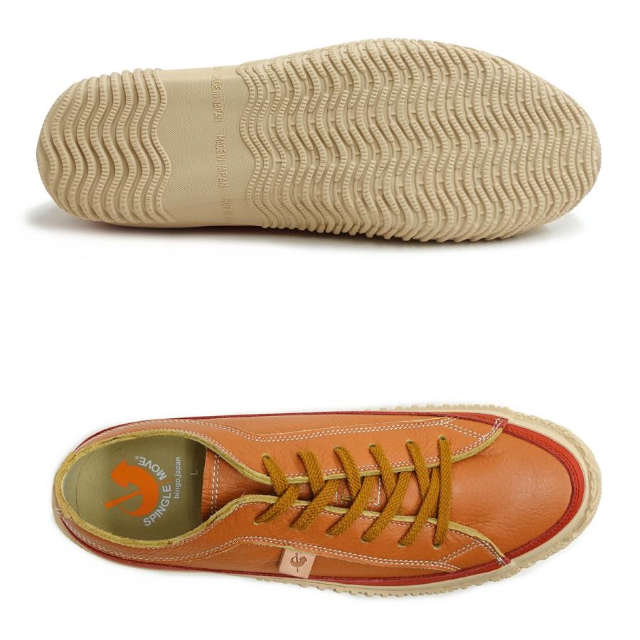 スピングルムーブ SPINGLE MOVE スニーカー SPM-241 キャメル メンズ レディース カンガルーレザー ローカット 定番 日本製 広島県府中産 スピングルムーヴ SPINGLE（スピングル） スピングルムーブ SPINGLE MOVE スニーカー SPM
