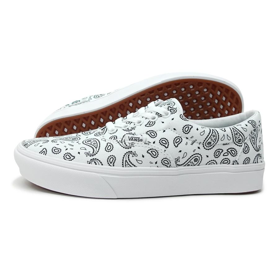 バンズ Vans スニーカー メンズ ローカット コンフィクッシュ エラ Vn0a3wm942m ホワイト ブラック ペイズリー 白 Comfycush Era Paisley 海外企画 ガレージファインヤフー店 通販 Yahoo ショッピング