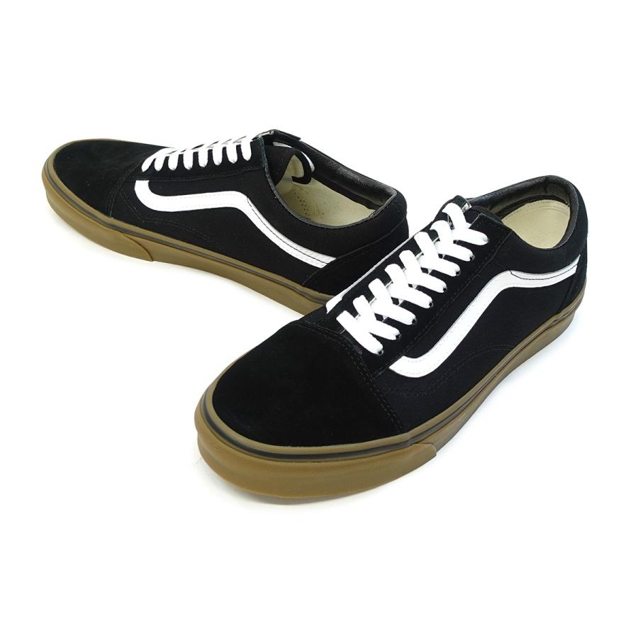 バンズ VANS スニーカー オールドスクール ガムソール ブラック/ミディアムガム VN0001R1GI6 OLD SKOOL (GUMSOLE) BLACK/MEDIUM GUM｜g-fine｜02