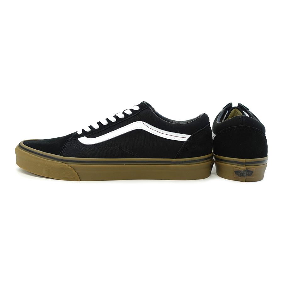 バンズ VANS スニーカー オールドスクール ガムソール ブラック/ミディアムガム VN0001R1GI6 OLD SKOOL (GUMSOLE) BLACK/MEDIUM GUM｜g-fine｜03