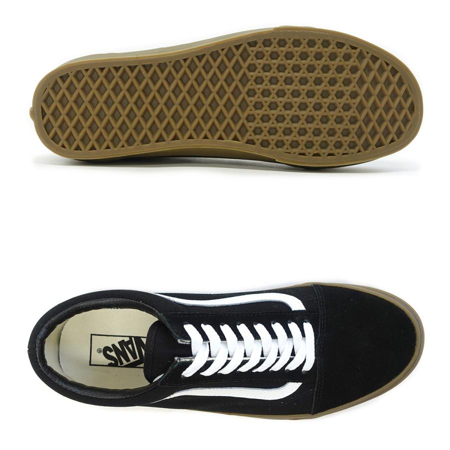 バンズ VANS スニーカー オールドスクール ガムソール ブラック/ミディアムガム VN0001R1GI6 OLD SKOOL (GUMSOLE) BLACK/MEDIUM GUM｜g-fine｜04