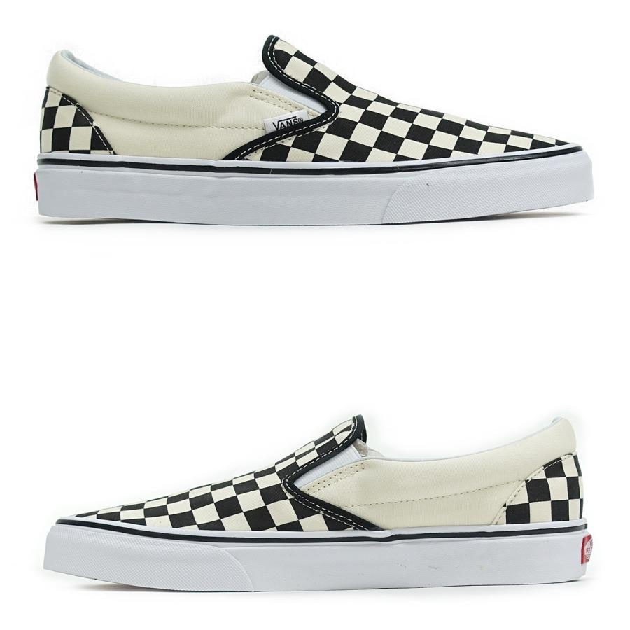 バンズ VANS スニーカー クラシック スリッポン Classic Slip-On VN000EYEBWW ブラック ホワイトチェッカー メンズ レディース 海外企画｜g-fine｜05