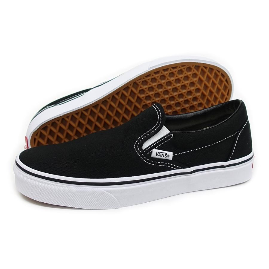 バンズ VANS スニーカー メンズ レディース クラシック スリッポン VN000EYEBLK ブラック Classic Slip-On 黒 定番  海外企画 スケートボード｜g-fine