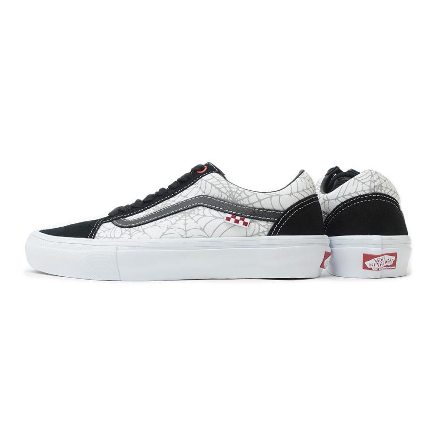 VANS バンズ スニーカー メンズ オールドスクール OLD SKOOL BLACK WIDOW SPIDER BLACK WHITE RED VN0A5FCBBWT  ブラックウィンドウスパイダー｜g-fine｜03