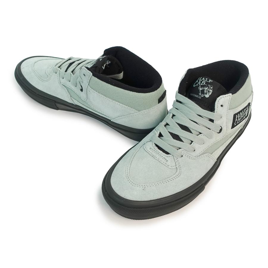 VANS HALF CAB グレー ハイカットスニーカー Vans SKATE HALF CAB Shoes Grey/White | TBB-BIKE