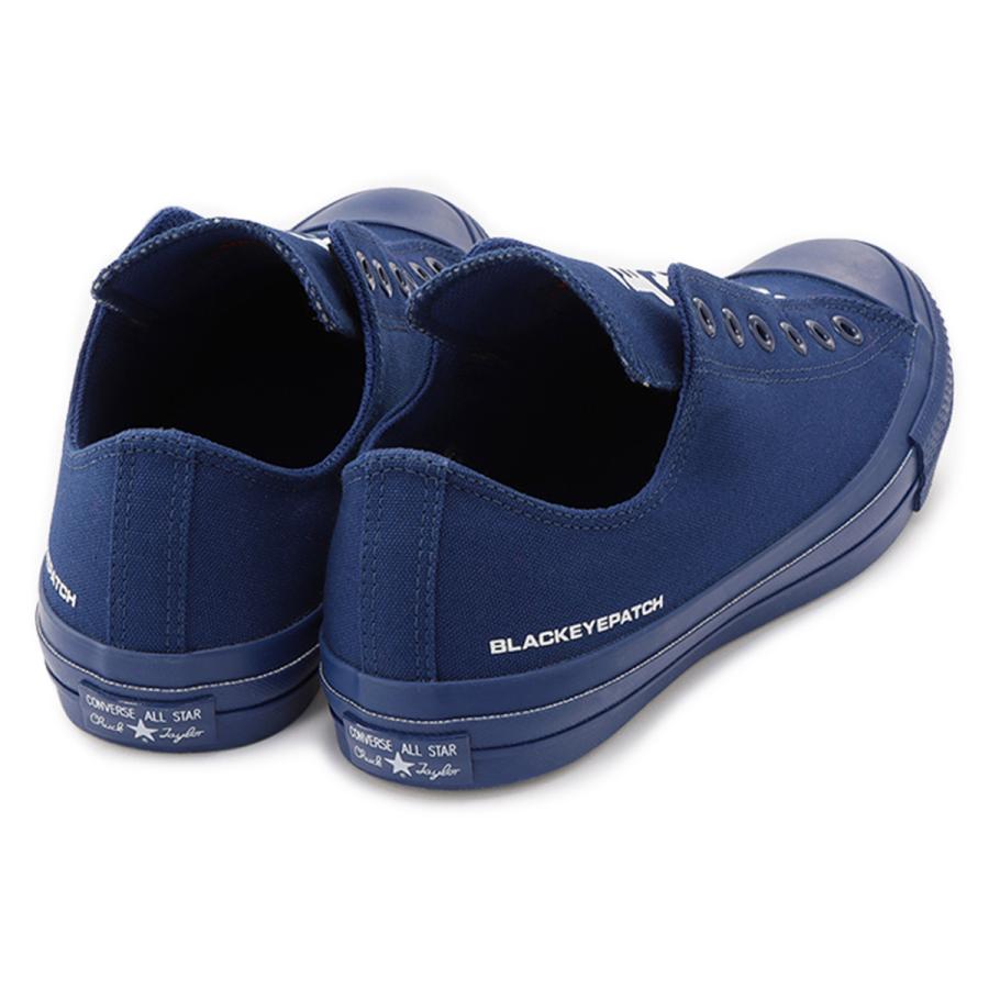 コンバース CONVERSE スニーカー メンズ レディース オールスター 100 ブラックアイパッチ スリップ オックス ネイビー 紺 ALL STAR 100 BlackEyePatch SLIP OX CONVERSE（コンバース） スニーカー メンズ レディース オールスター
